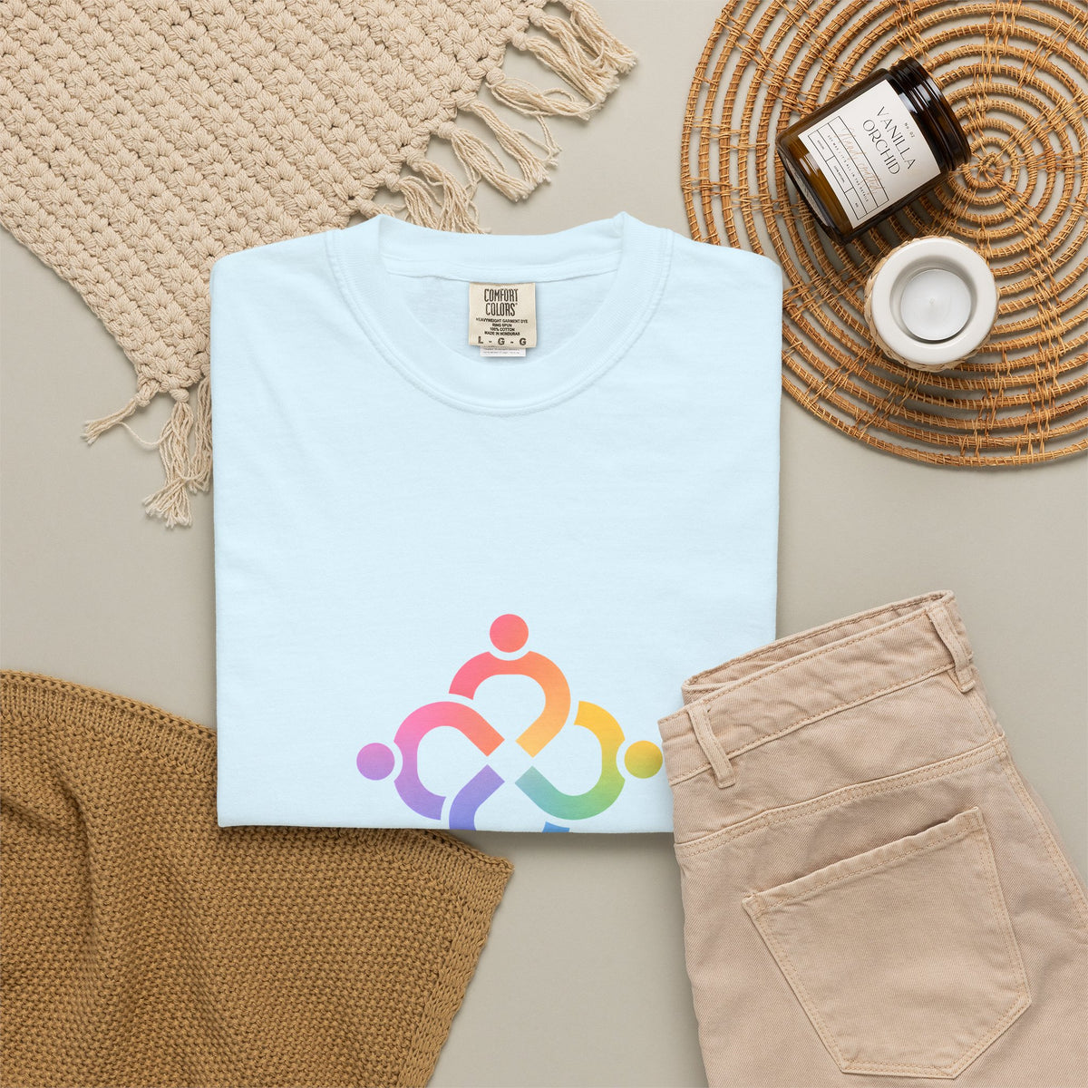 Community Hearts T-Shirt — "everyone matters, everyone belongs" Pride Unity Tee