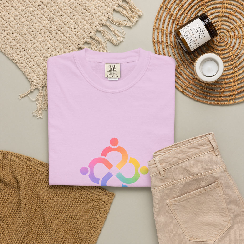 Community Hearts T-Shirt — "everyone matters, everyone belongs" Pride Unity Tee
