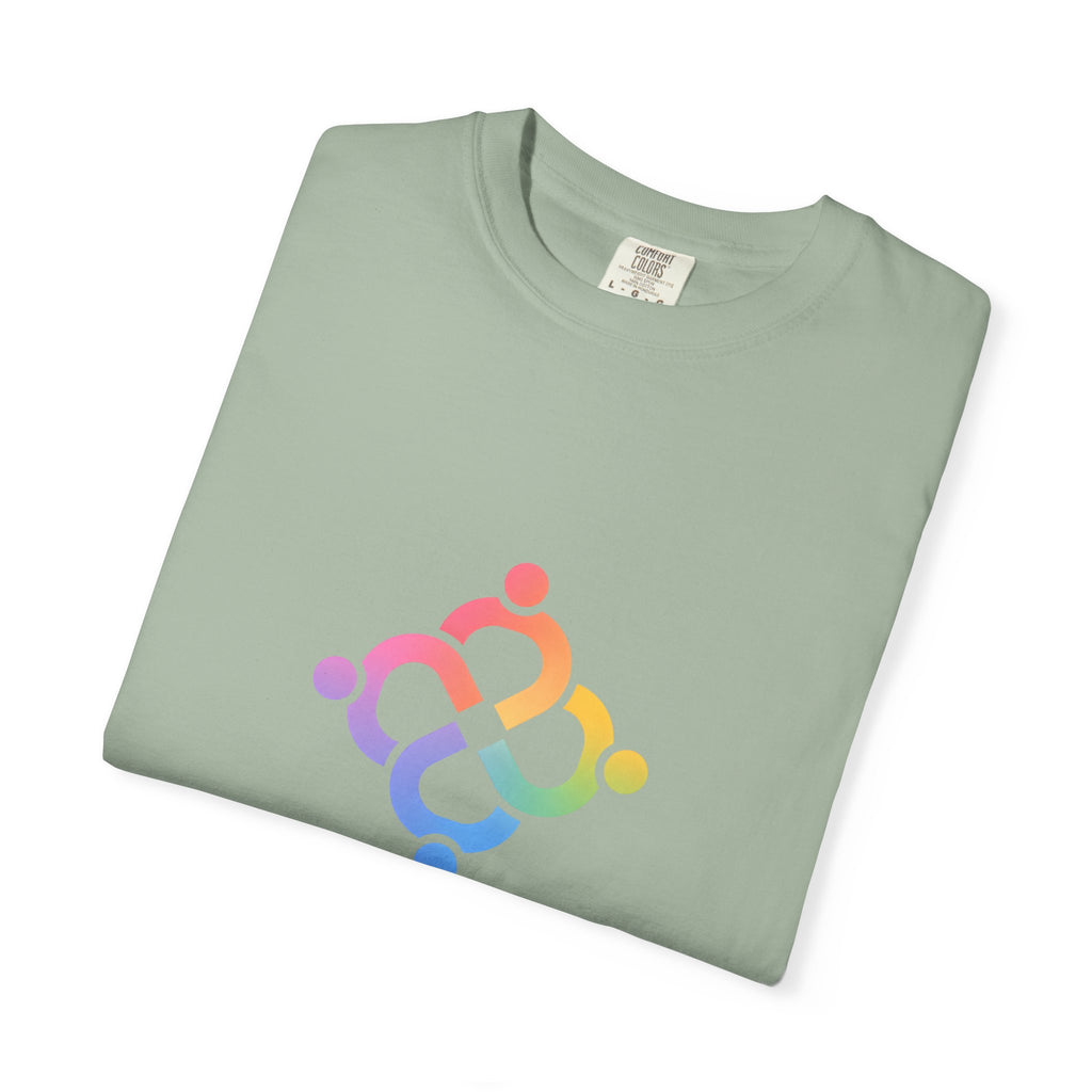 Community Hearts T-Shirt — "everyone matters, everyone belongs" Pride Unity Tee