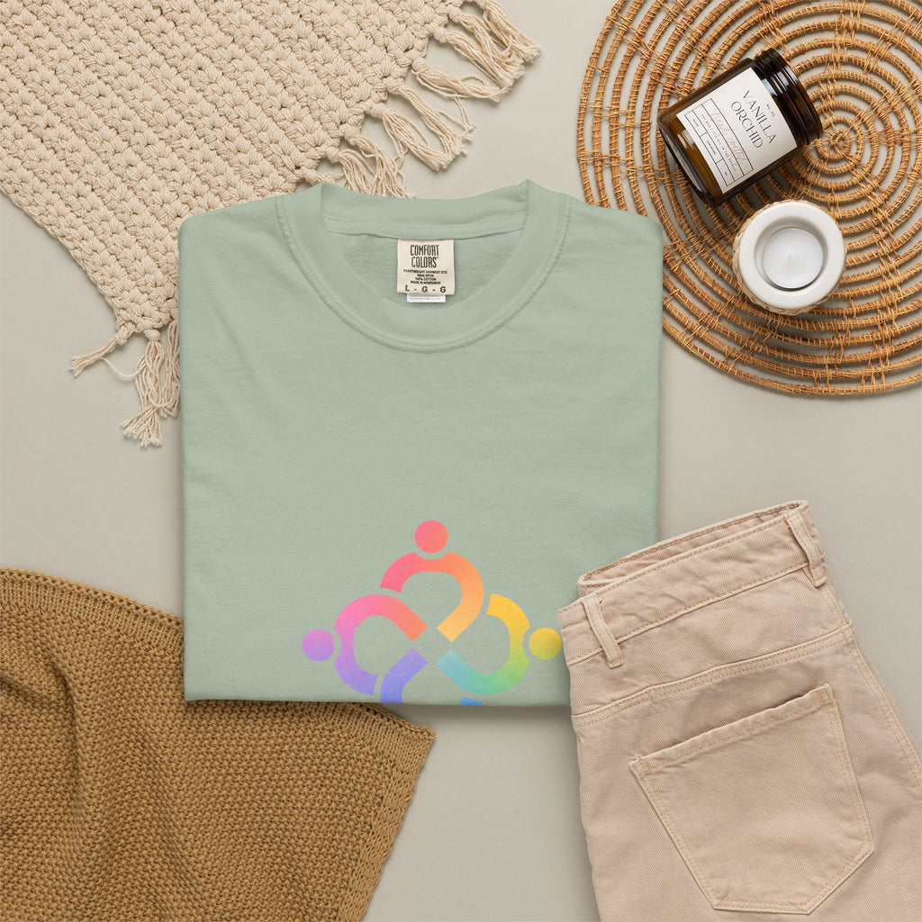 Community Hearts T-Shirt — "everyone matters, everyone belongs" Pride Unity Tee
