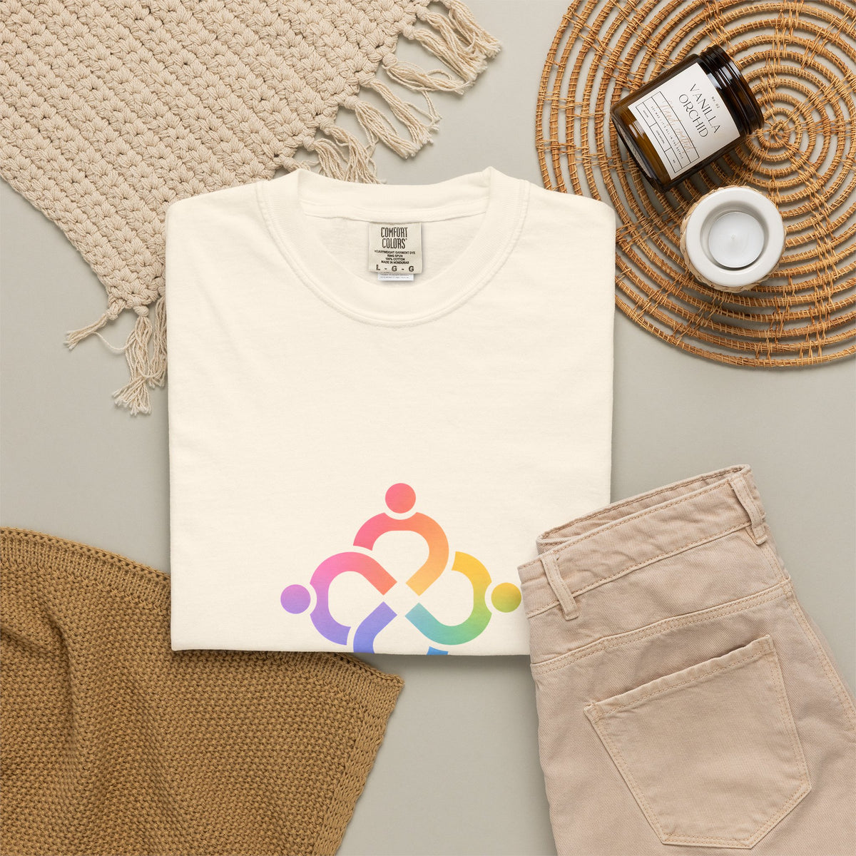 Community Hearts T-Shirt — "everyone matters, everyone belongs" Pride Unity Tee
