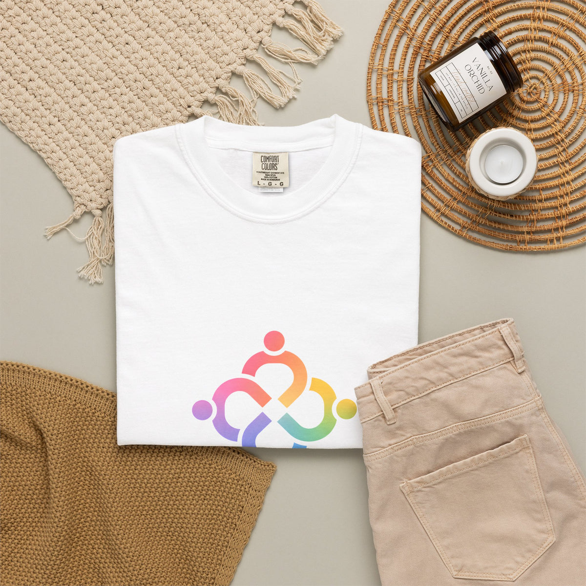 Community Hearts T-Shirt — "everyone matters, everyone belongs" Pride Unity Tee